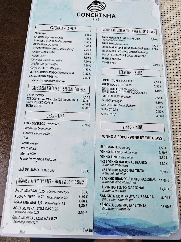 Menu_Conchinha_Porto Moniz_imagen_4