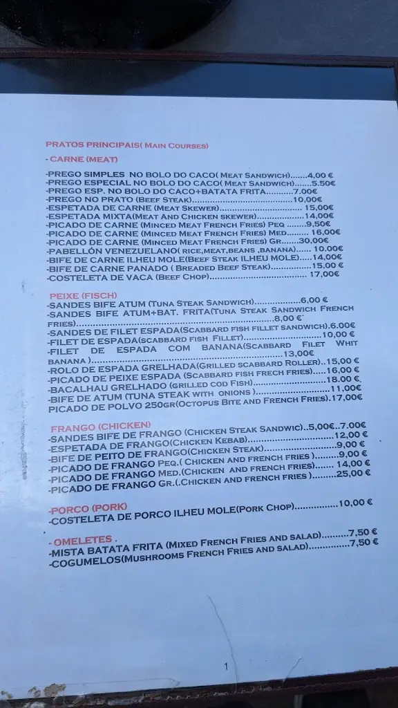 Menu_Snack-Bar Ilhéu Mole_Porto Moniz_immagine_2