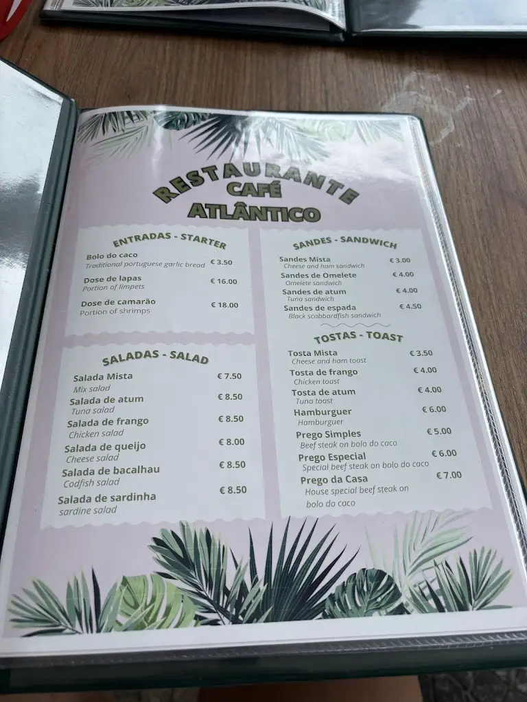 Menu_Café Atlantico_Porto Moniz_immagine_1