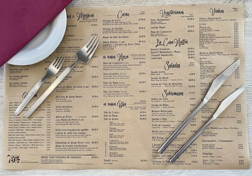 Menu_Restaurante Acontece_Elvas_immagine_1