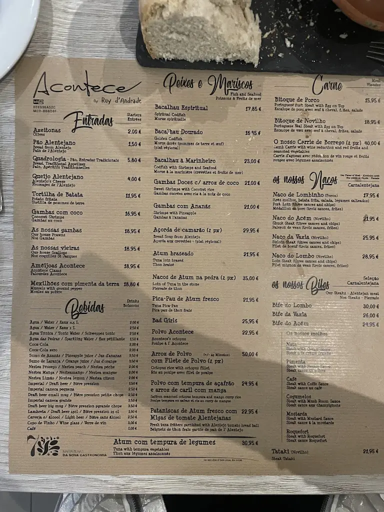 Menu_Restaurante Acontece_Elvas_immagine_4