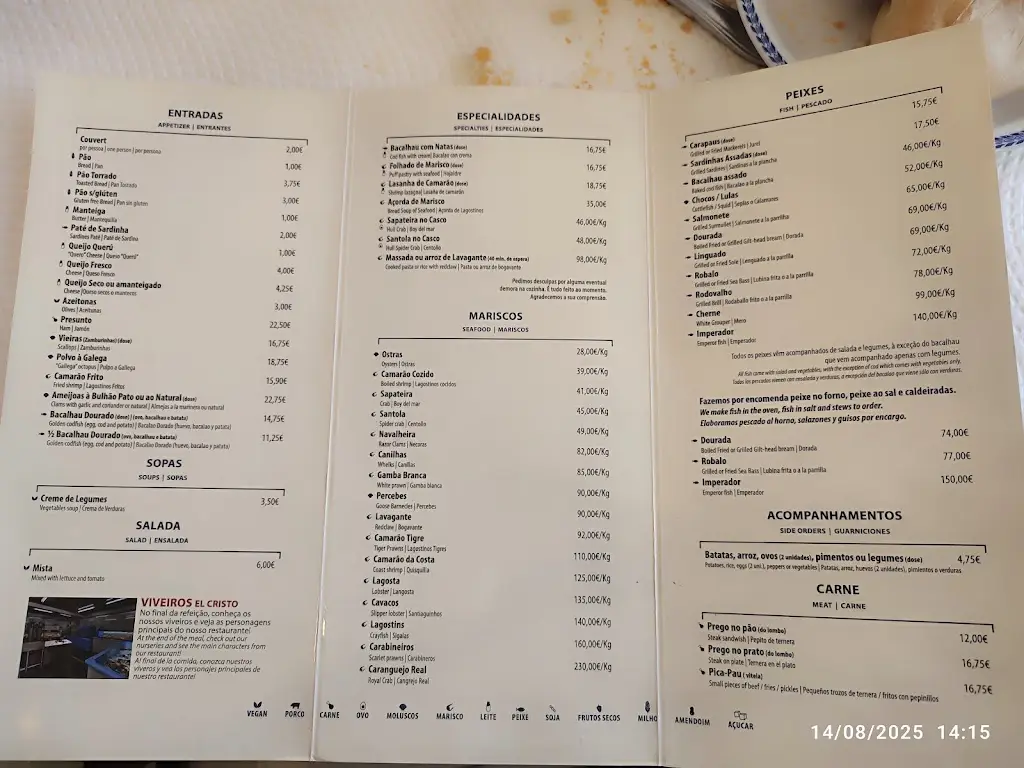 Menu_El Cristo_Elvas_immagine_1