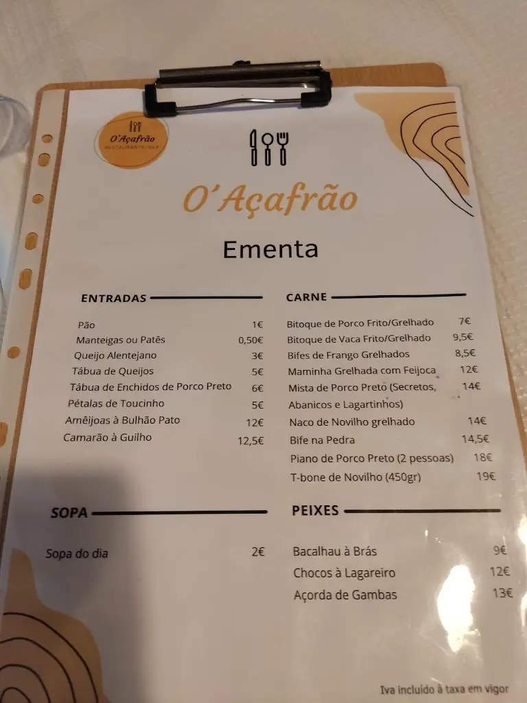 Menu_O’Açafrão_Alter do Chão_image_4