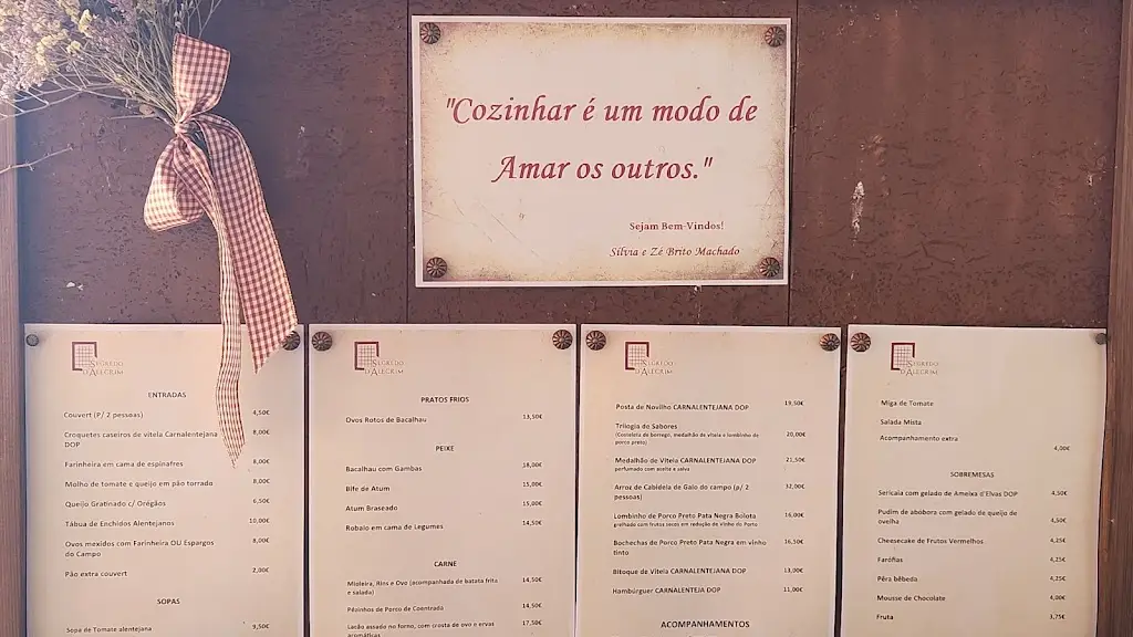 Menu_Segredo d'Alecrim_Alter do Chão_immagine_1