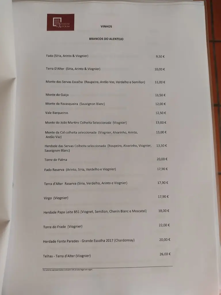 Menu_Segredo d'Alecrim_Alter do Chão_immagine_4