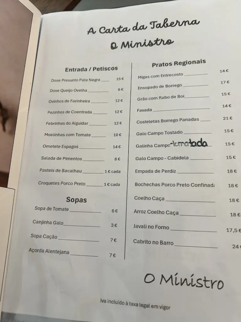 Menu_Taberna O Ministro_Campo Maior_immagine_3