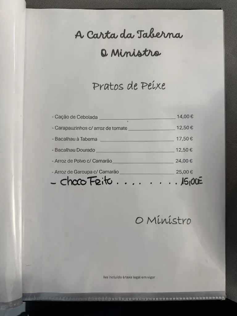Menu_Taberna O Ministro_Campo Maior_immagine_4
