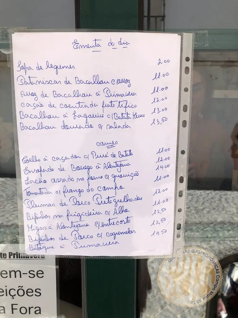 Menu_Restaurante Primavera_Campo Maior_immagine_3