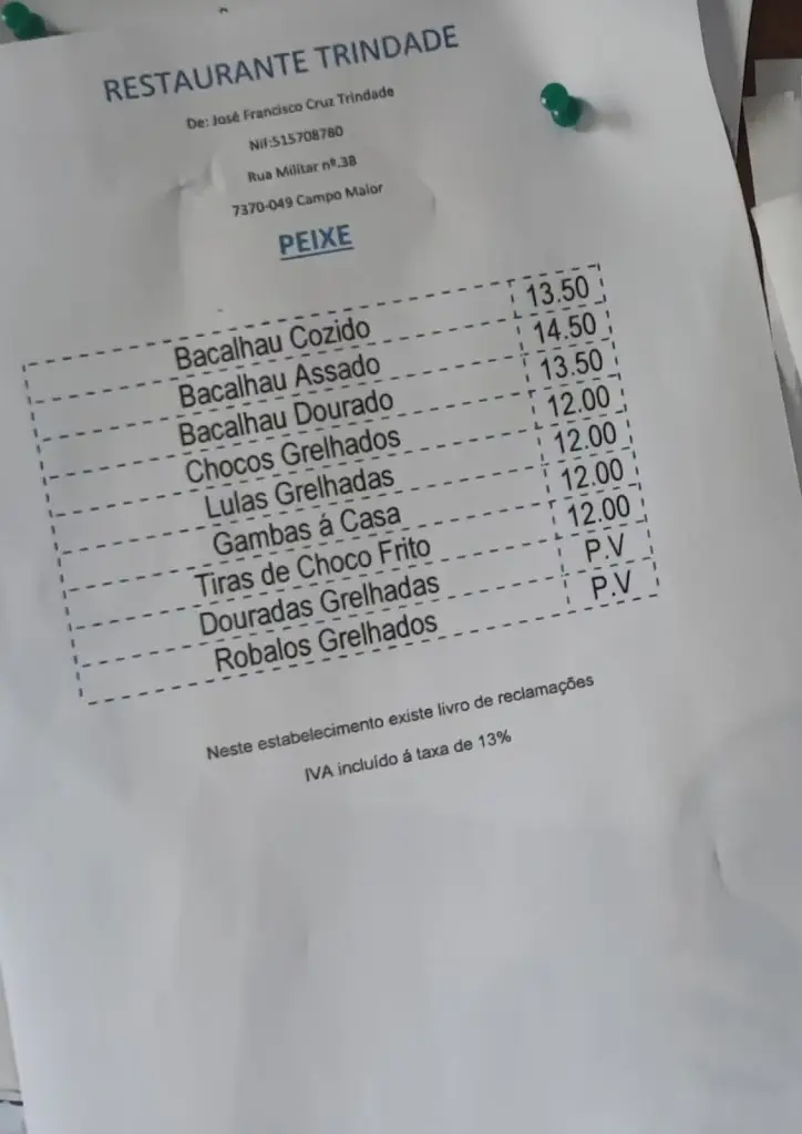 Menu_Restaurante Trindade_Campo Maior_immagine_4