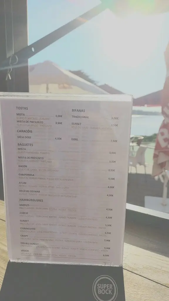 Menu_Sunset Bar. Barragem do Caia_Campo Maior_immagine_4