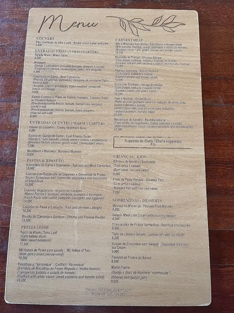 Menu_Restaurante Porto Santo Golfe_Porto Santo_immagine_1