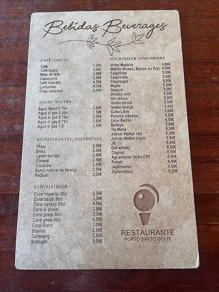 Menu_Restaurante Porto Santo Golfe_Porto Santo_immagine_2