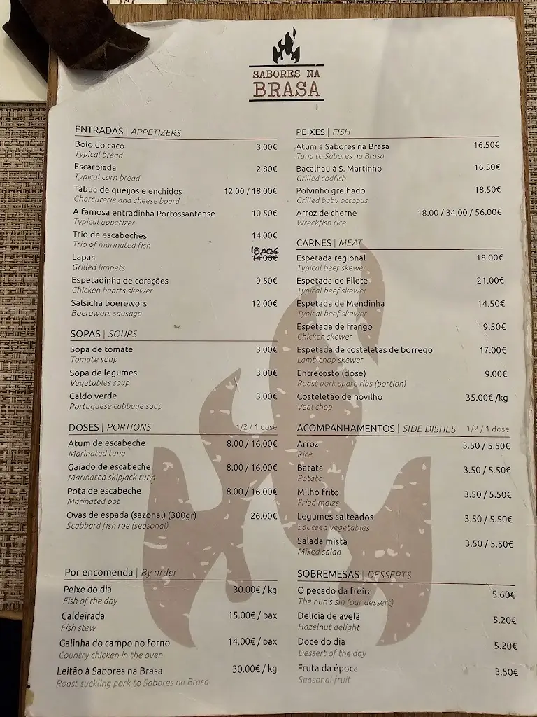 Menu_Sabores na Brasa_Porto Santo_immagine_2