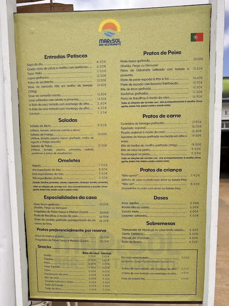 Menu_Restaurante Mar e Sol_Porto Santo_immagine_3