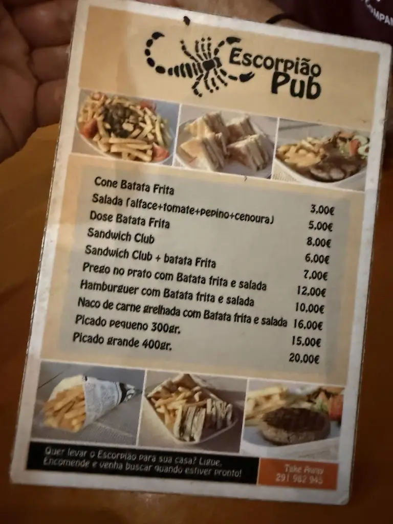 Menu_Snack Bar Escorpião_Porto Santo_immagine_4