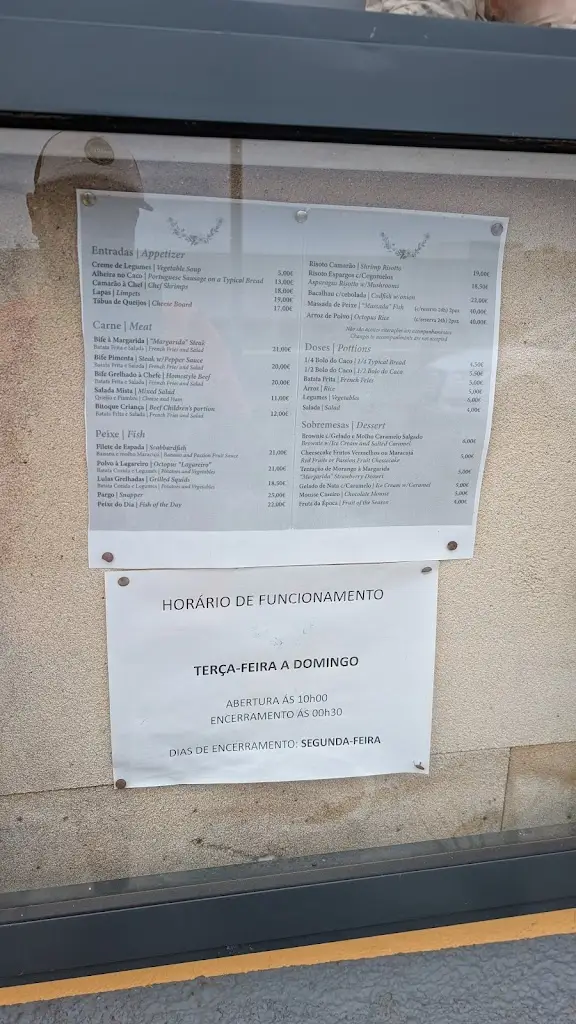 Menu_Restaurante Margarida_Porto Santo_image_1