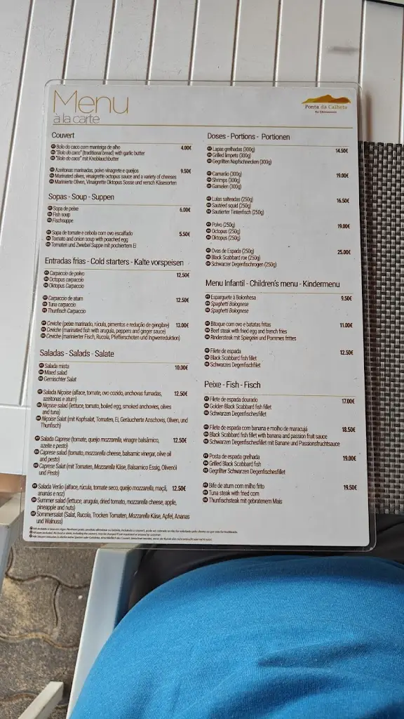 Menu_Restaurante Ponta da Calheta_Porto Santo_imagen_3
