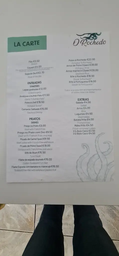 Menu_O ROCHEDO_Porto Santo_immagine_1