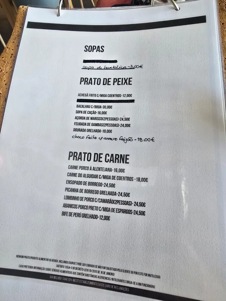 Menu_Olivença_Ponte de Sor_immagine_1