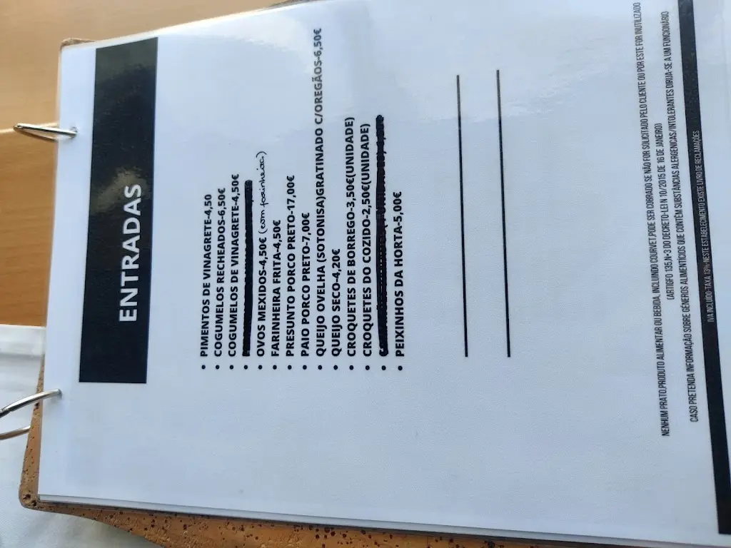 Menu_Olivença_Ponte de Sor_immagine_3