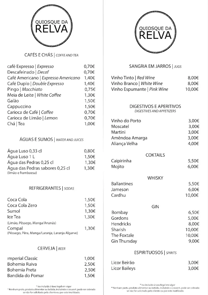 Menu_Quiosque da Relva_Ponte de Sor_immagine_1