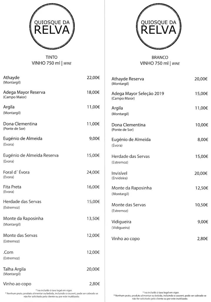 Menu_Quiosque da Relva_Ponte de Sor_immagine_2
