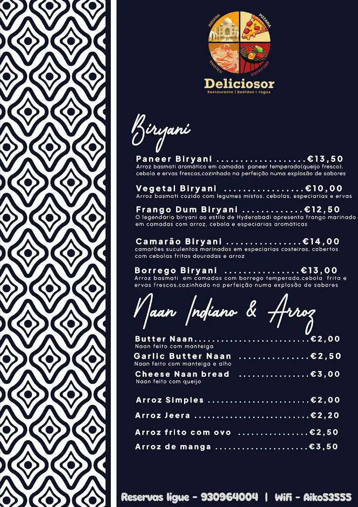 Menu_Deliciosor Bar e Restaurante Pizzeria I Indiano I Italiano I Bife_Ponte de Sor_image_4