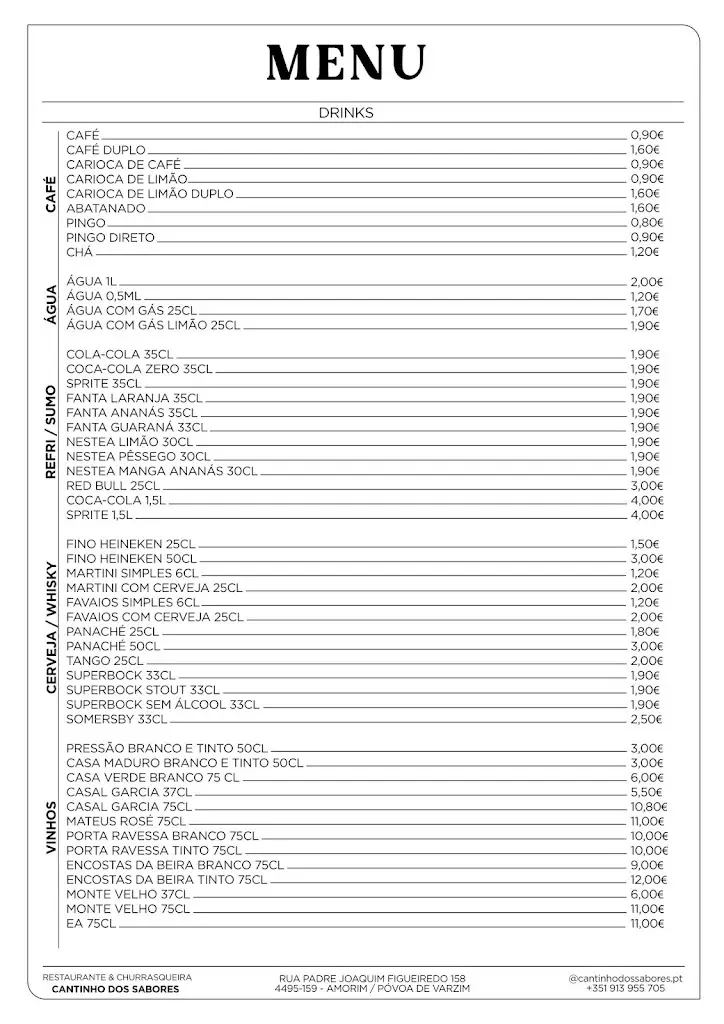 Menu_Cantinho dos Sabores Amorim_Amorim_image_1