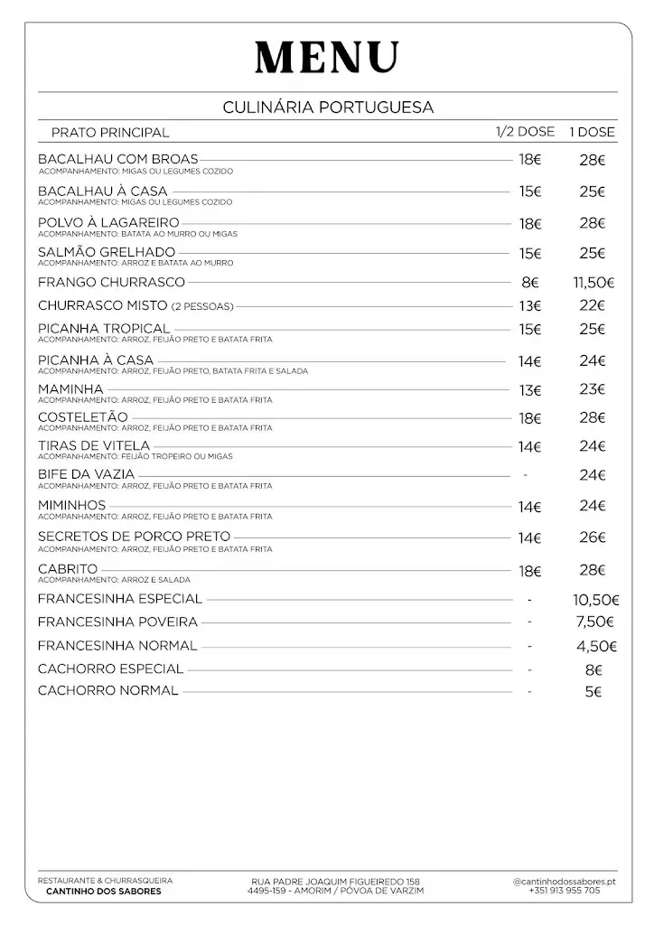 Menu_Cantinho dos Sabores Amorim_Amorim_image_2