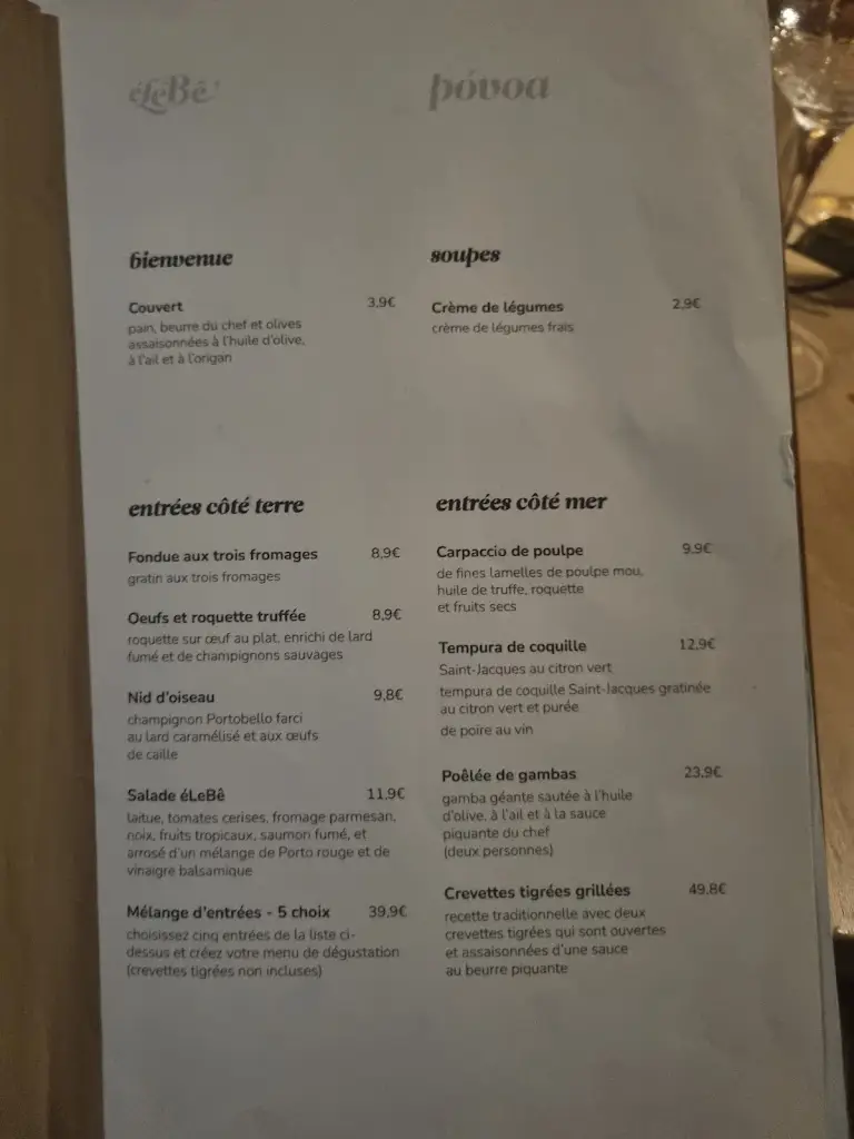 Menu_éLeBê Póvoa_Argivai_immagine_3
