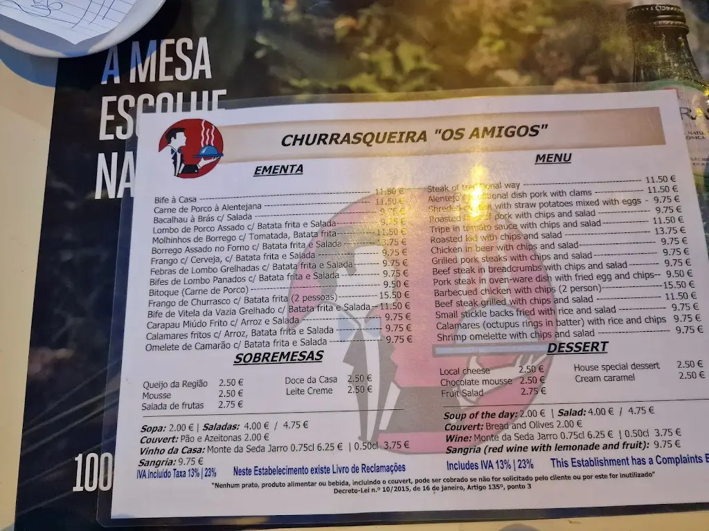 Menu_Churrasqueira Os Amigos_Castelo de Vide_immagine_1