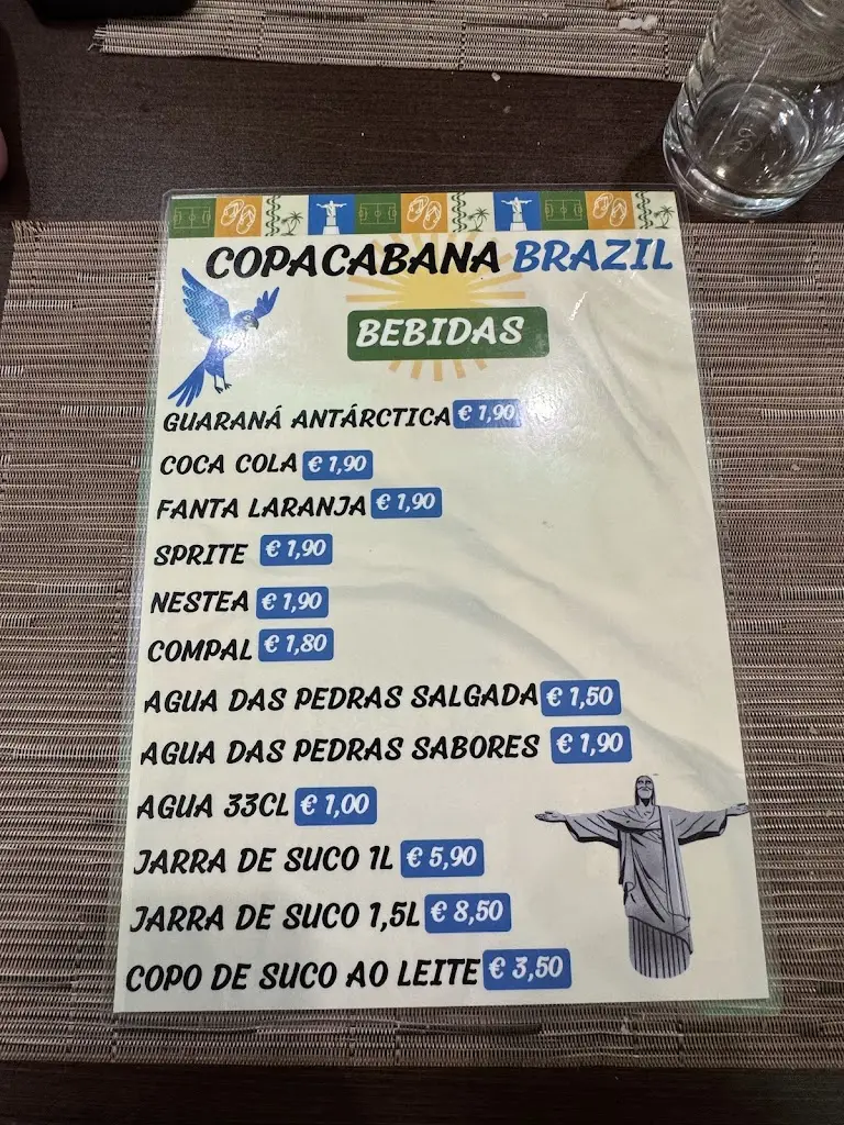 Menu_COPACABANA BRASIL_Águas Santas_immagine_2