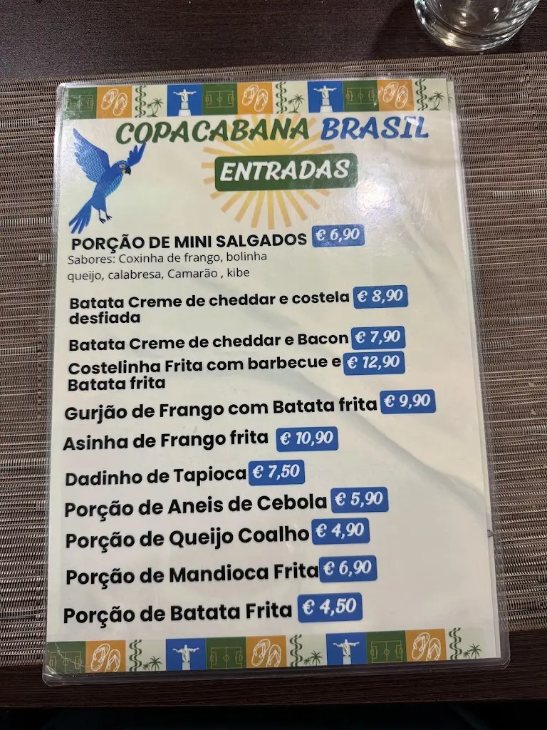 Menu_COPACABANA BRASIL_Águas Santas_immagine_3