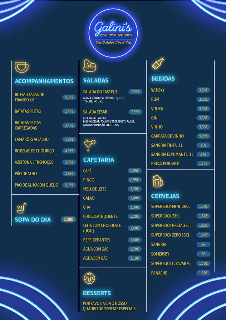 Menu_Galinis Pizza, Massa, Grelhados Alfena_Alfena_immagine_1