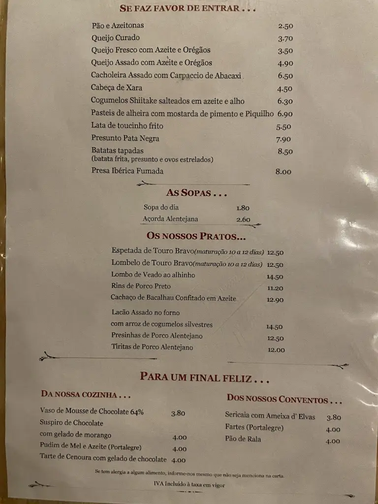 Menu_Solar do Forcado_Portalegre_image_3