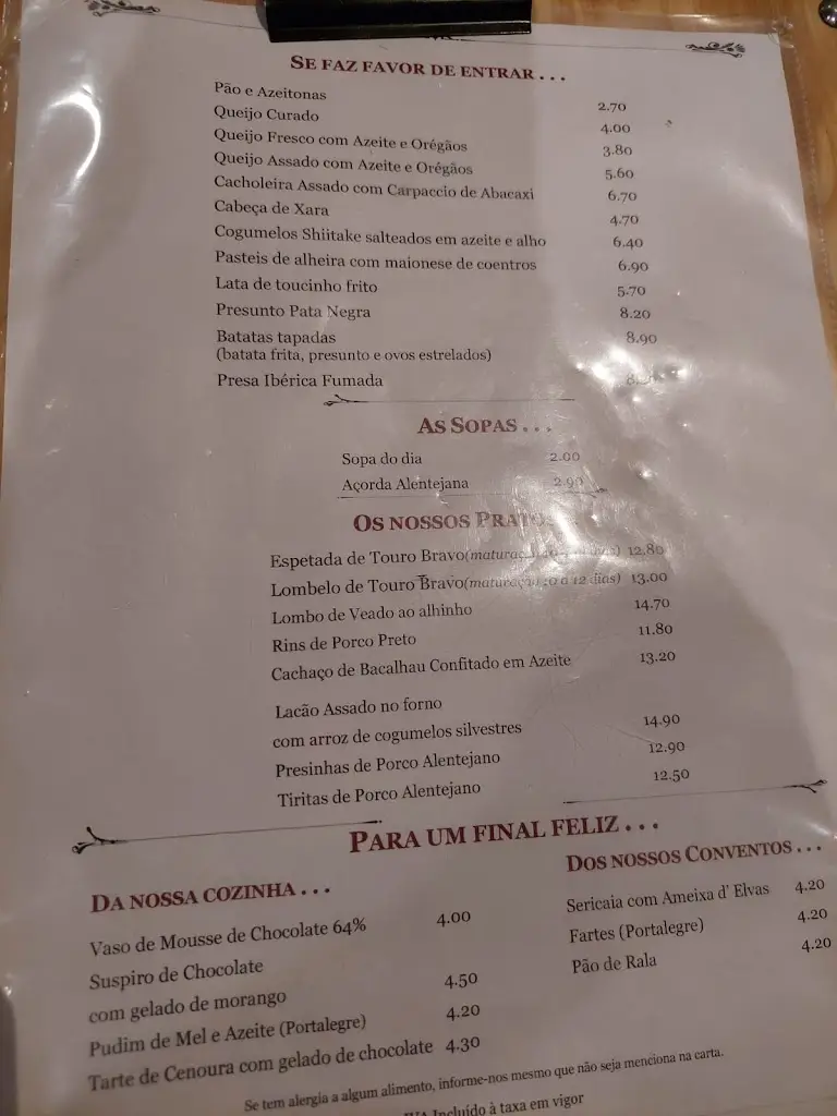 Menu_Solar do Forcado_Portalegre_image_4