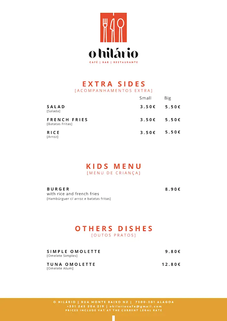 Menu_Restaurante Hilário_Portalegre_immagine_4