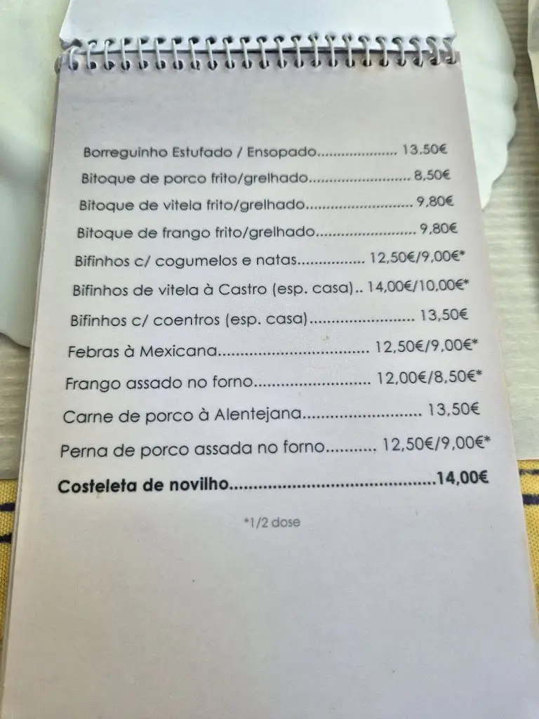 Menu_Restaurante Castro_Portalegre_immagine_2
