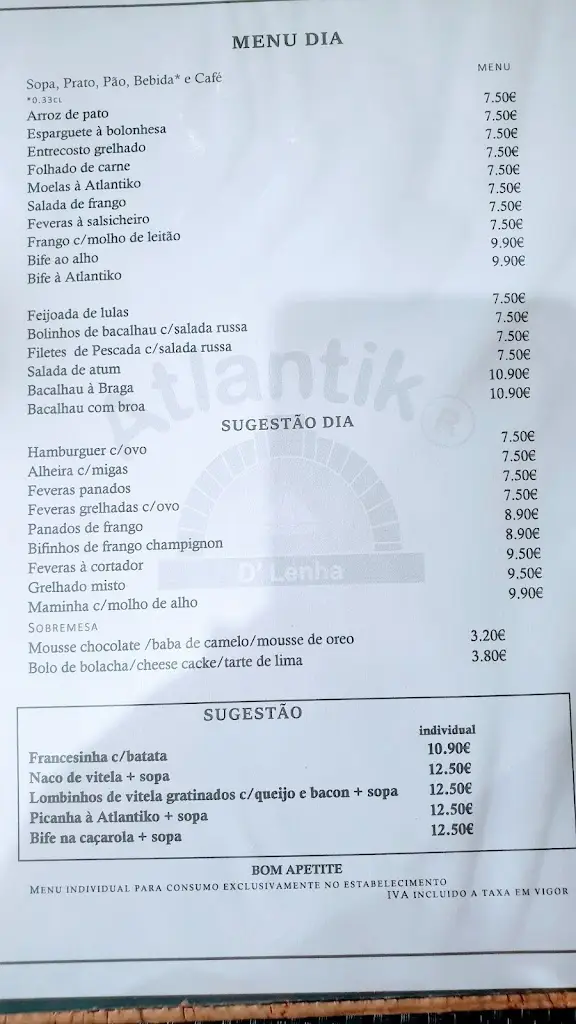 Menu_Atlantik Regional_Baguim do Monte_immagine_2