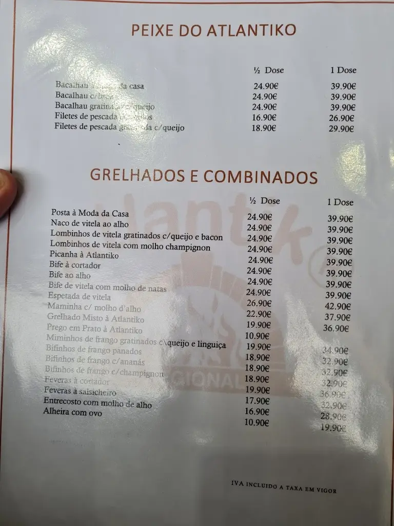 Menu_Atlantik Regional_Baguim do Monte_immagine_3