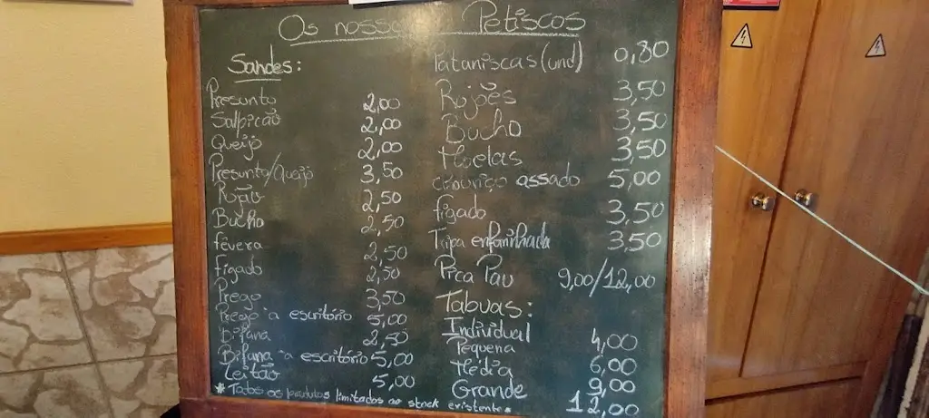 Menu_Petiscaria 