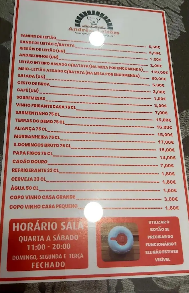 Menu_André dos Leitões(restaurante e take away) só com reserva_Baltar_immagine_1