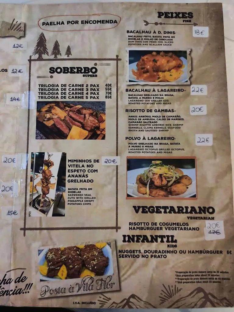 Menu_Restaurante Dom Dinis_Milheirós de Poiares_immagine_2