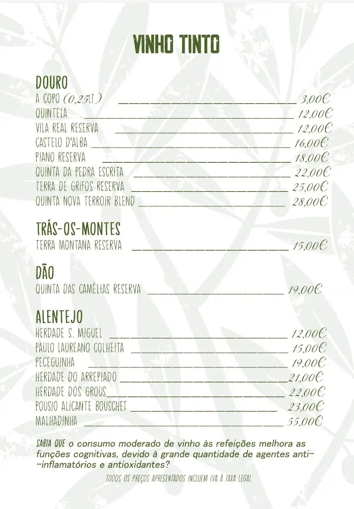 Menu_Huile D'Olive - Restaurante Mediterrâneo_Milheirós de Poiares_immagine_4