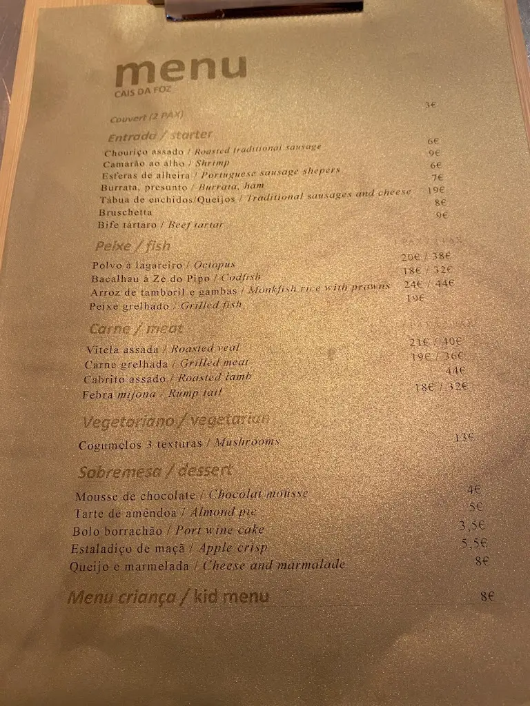 Menu_Cais da Foz_Foz do Douro_immagine_4