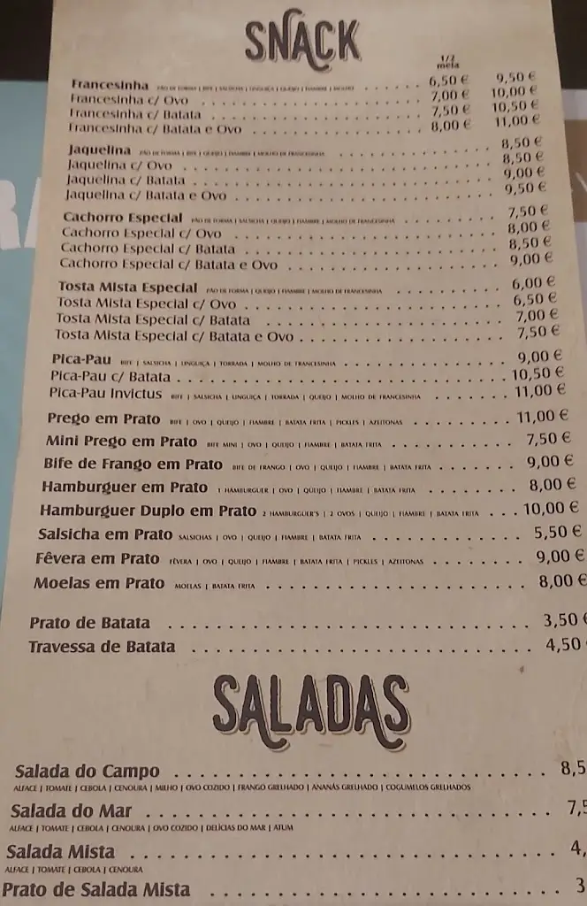 Menu_Invictus Café - Francesinhas_Castelões de Cepeda_immagine_1