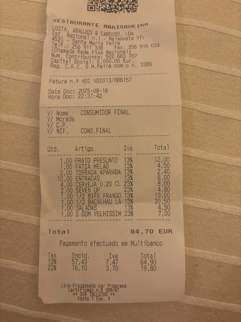 Cristina Aviñó Schagemann_Restaurante Pedra Bela_Milheirós de Poiares_recensione