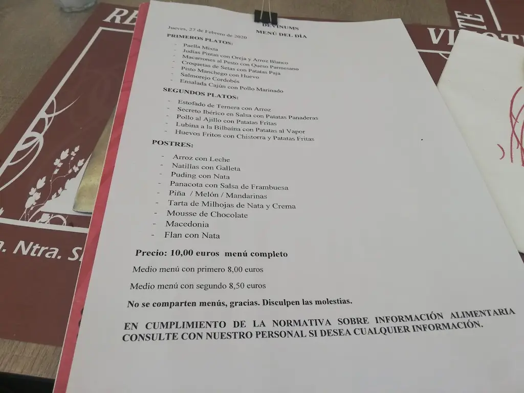 Menu_Restaurante A Flor de Baião_Baião_immagine_4