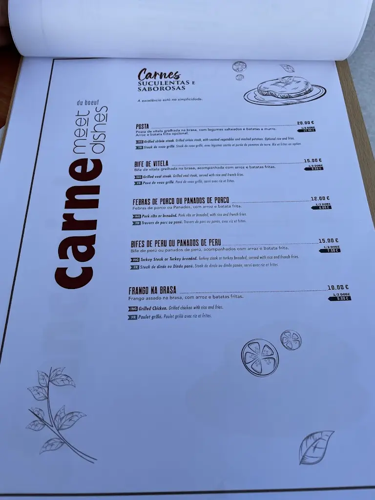 Menu_A Casa Restaurante_Baião_image_3