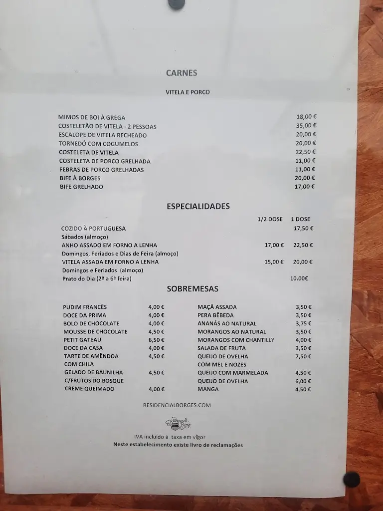 Menu_Pensao Borges_Baião_immagine_1